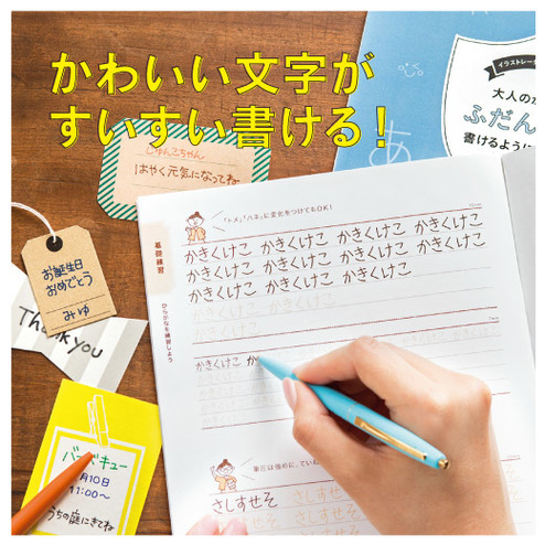 イラストレーターさんにおそわる 大人のかわいい ふだん文字が書けるようになっちゃうプログラム 6回予約プログラム おうちレッスン おうちレッスン 自宅でできる大人の習い事 お稽古 趣味のレッスン講座 ミニツク 趣味と自分磨きの通信講座