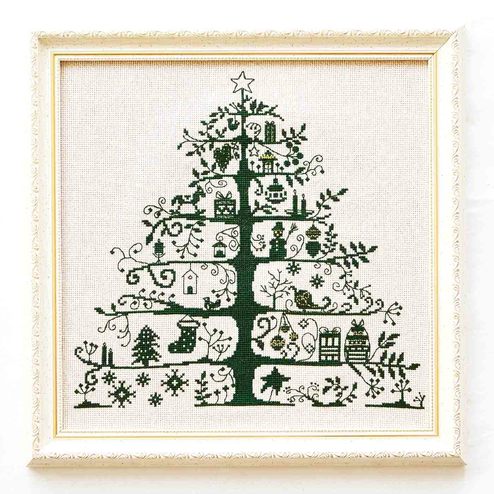 Dmc クリスマスツリー クロスステッチキット フレーム付き パッチワーク キルト 手芸 手づくりキット 手芸 手づくりキット ハンドメイド雑貨の通販 クチュリエスペシャル