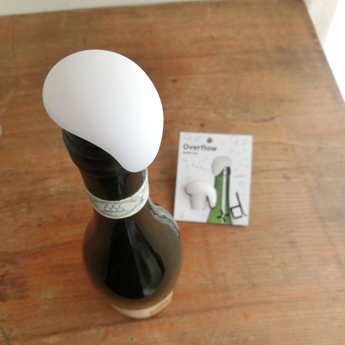 Kraso[クラソ]｜サプライズ！ ひと泡ふかせるボトルキャップ「オーバーフロー」２個セット