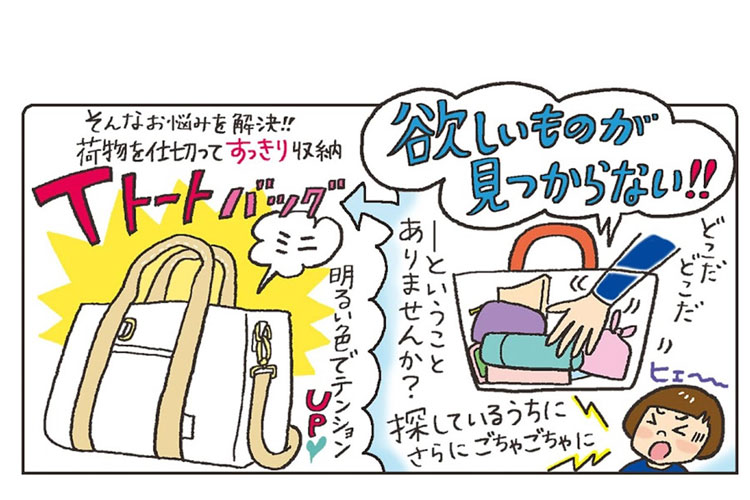 欲しいものが見つからない バッグのごちゃつく荷物 すっきり収納 Kraso クラソ ブログ フェリシモ