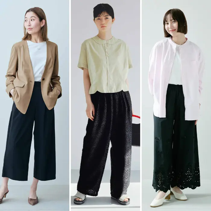 これを持っていれば大丈夫！夏の黒パンツおすすめコーデ。おしゃれに  