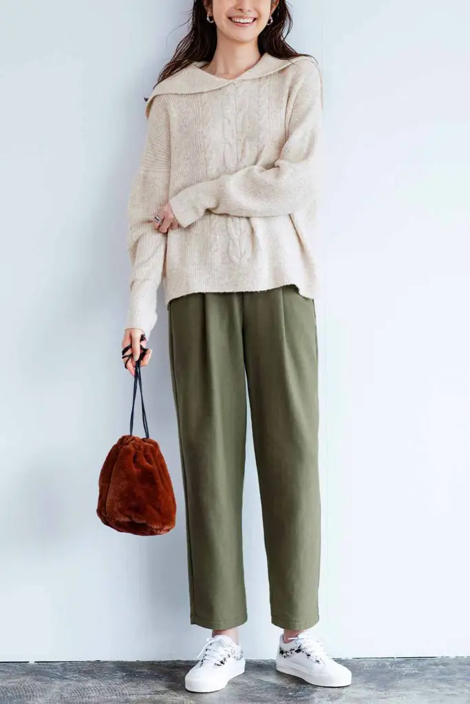 W945◆新品 super natural ヨガパンツ 冬 ニットパンツ 裏起毛 秋再入荷]裏起毛ワイドニットパンツ | ファッション通販サイト NUGU