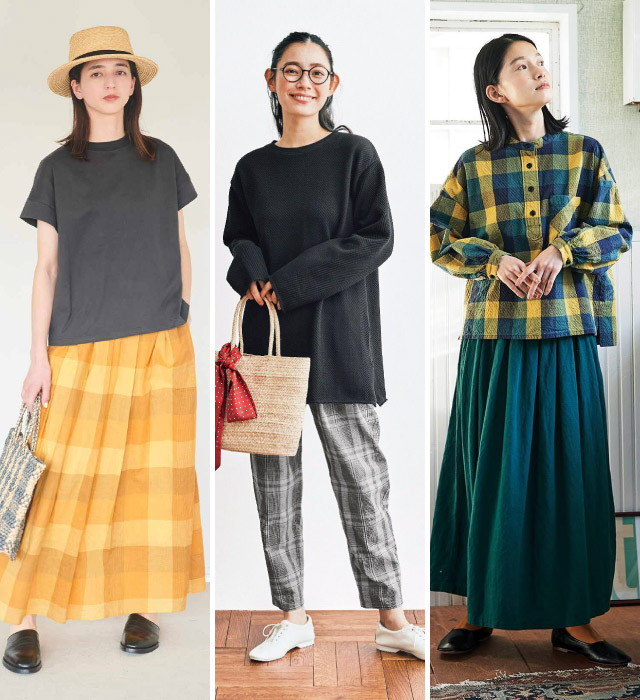 春夏にぴったり！チェック柄ゆったりトップス女子会コーデに最適 15f4d81493c5f8a0edd6b2c1bce96e