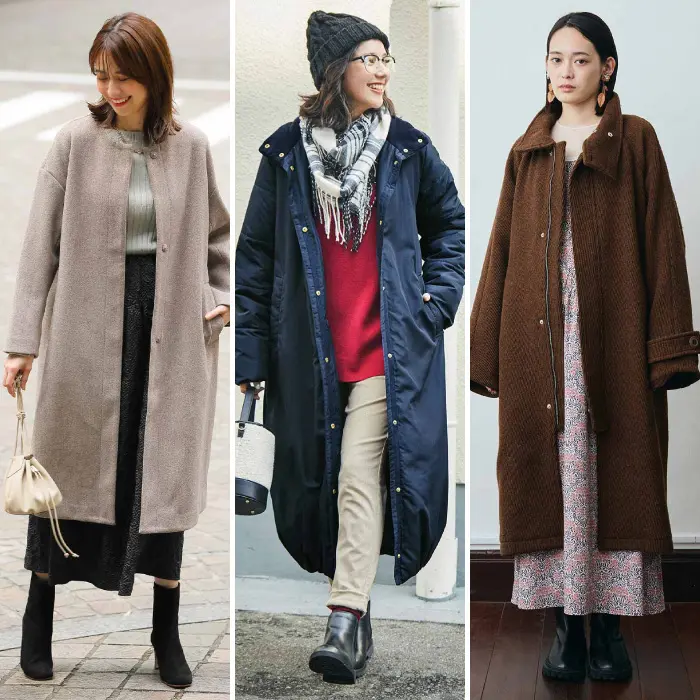 ロングコートをバランスよく着こなすには？大人女子におすすめコーデを  