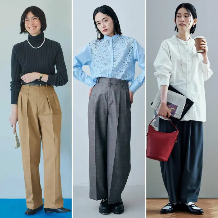 骨格タイプ別】パンツのオフィスカジュアルコーデ15選｜Niau【ニアウ】