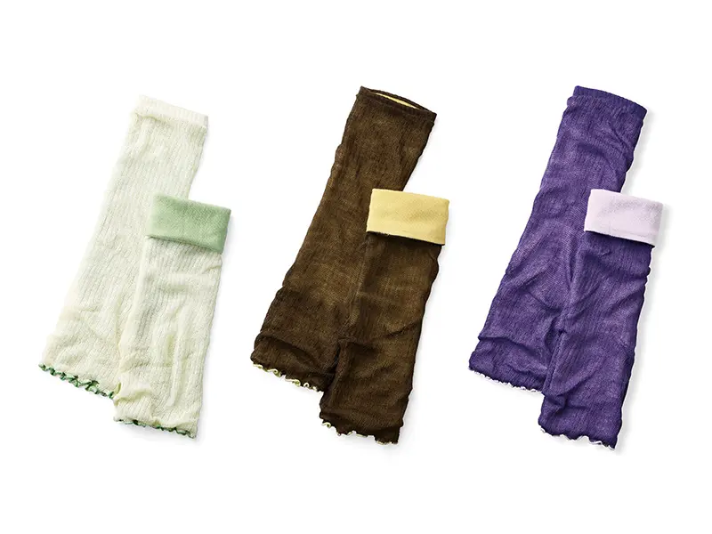 ユルセルフ　２重構造でふんわりのびやかにフィットする 肌当たりに考慮した　手首･足首ウォーマーの会