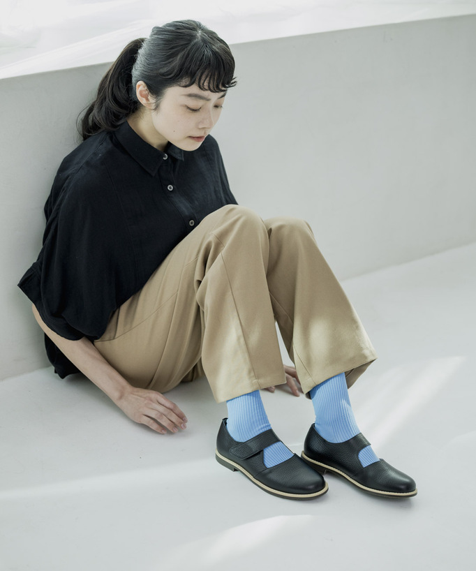 
面ファスナーは、初体験の「楽ちん」！
