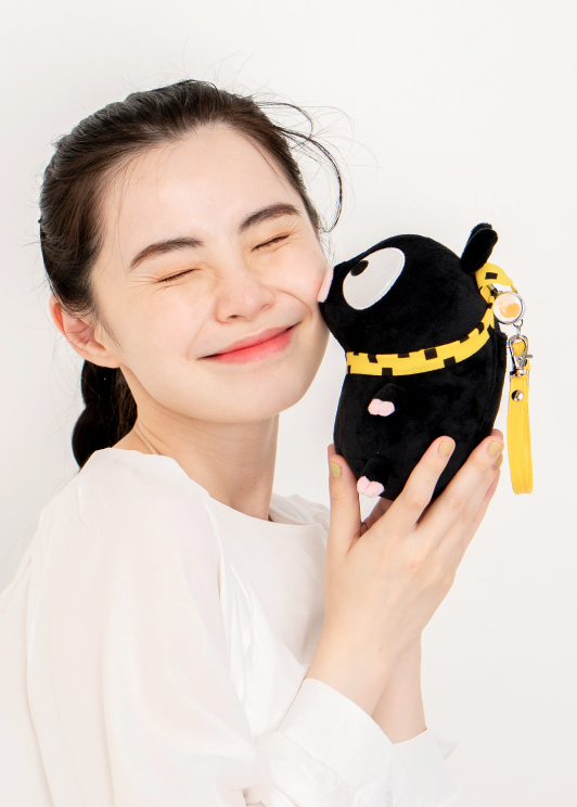 Pちゃんとおでかけシュルっとぬいぐるみパスケース - 画像2枚目