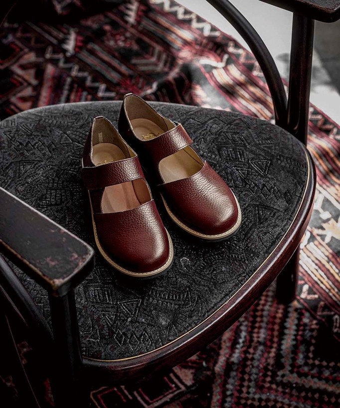 
面ファスナーは、初体験の「楽ちん」！
