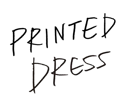 PRINTED DRESS