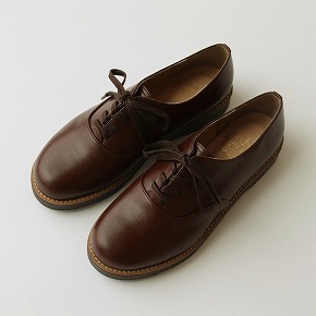 長田の靴職人と靴デザイナーが作った 職人本革のポストマンシューズ〈マホガニーブラウン〉