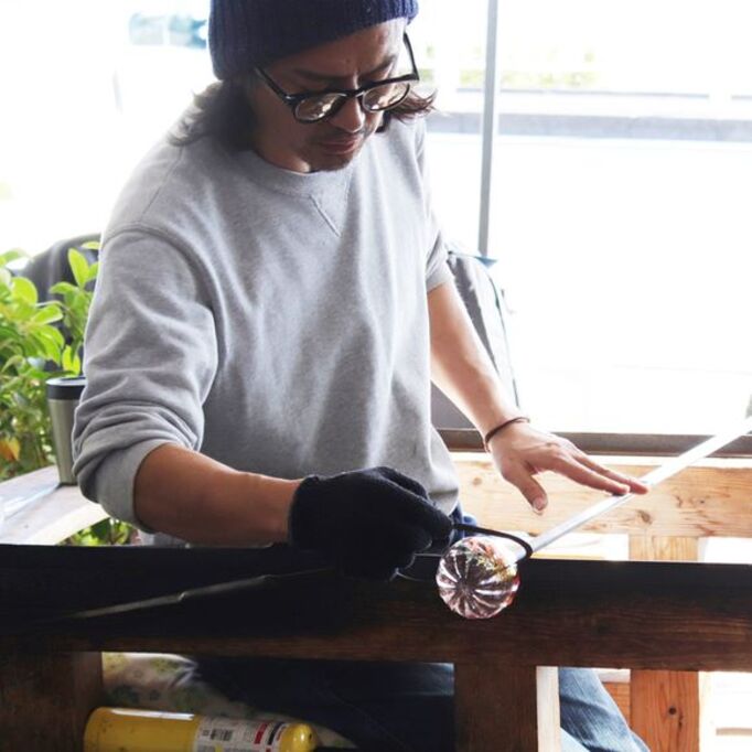 
宙吹き風鈴〈ラグーンブルー〉
