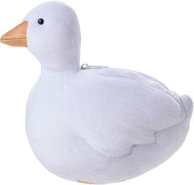 真っ白アヒルのもっちりクッション