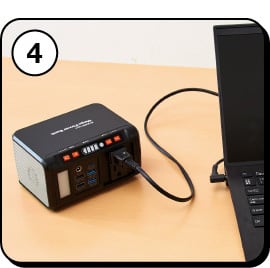 いざというときの電源確保！　電池要らずの家庭用小型蓄電池 ACコンセント付き 大容量ハイパワーバンク 30000ｍAh
