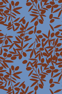 オリーブアイラブ布地のカット販売 olive leaf柄