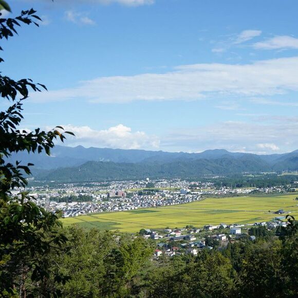 
風景から発想したストール
