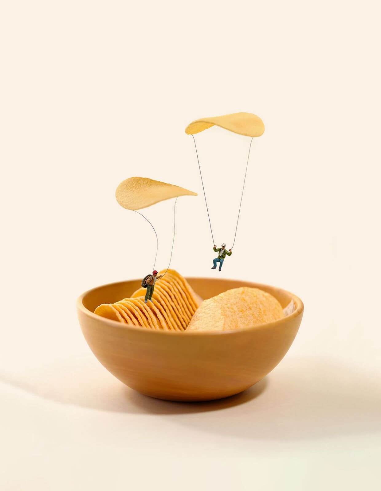 ポテっと落チないように