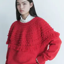 神戸ファッション美術館「祝祭の服」のようなセーター