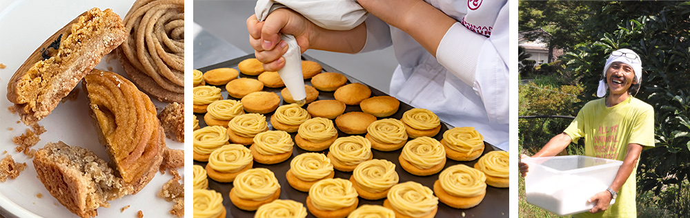 焼きモンブランと焼きいもモンブラン