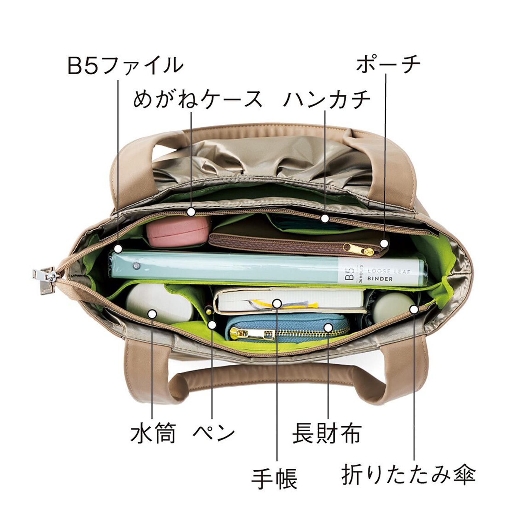 お出かけサイズのＴトート5