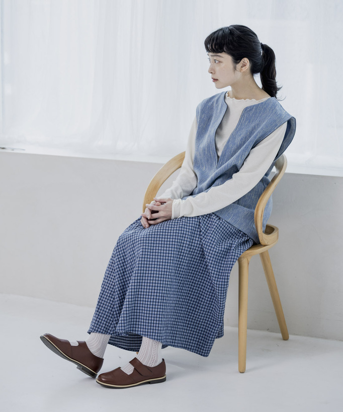 
面ファスナーは、初体験の「楽ちん」！
