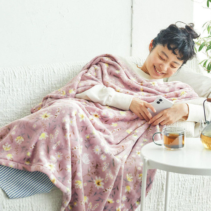 クーフゥ　ゆったり時間にぴったり　腕を出せる毛布の会