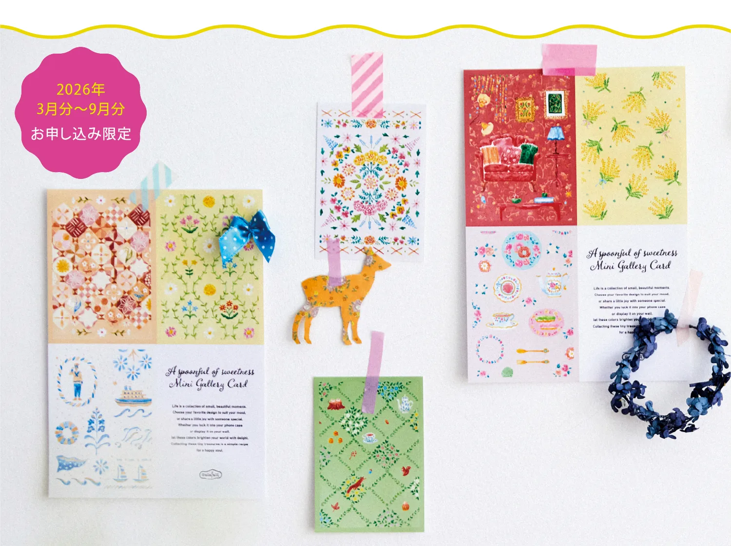 2026年3月分〜9月分お申し込み限定