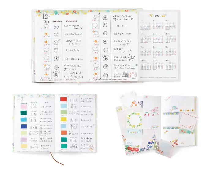 ウィークリーページ フリーページ 「書く」が楽しくなる仕掛けがいっぱい