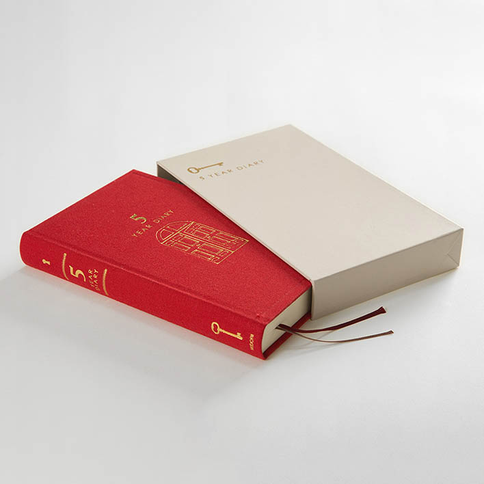 去年の自分に出会える　５年連用日記「扉」