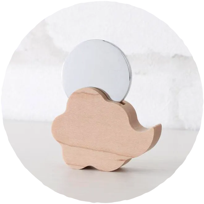 雲モチーフ モダン神鏡kintoun メイプル