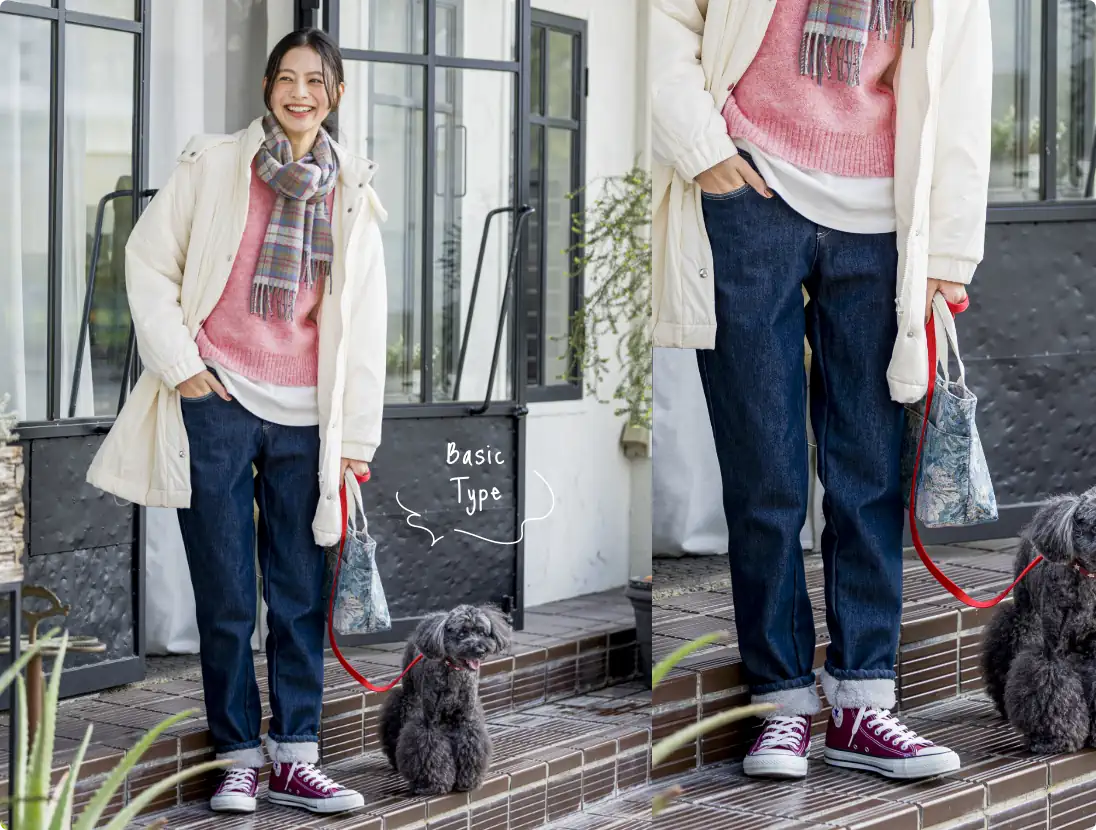 冬のお散歩もどんとこい。