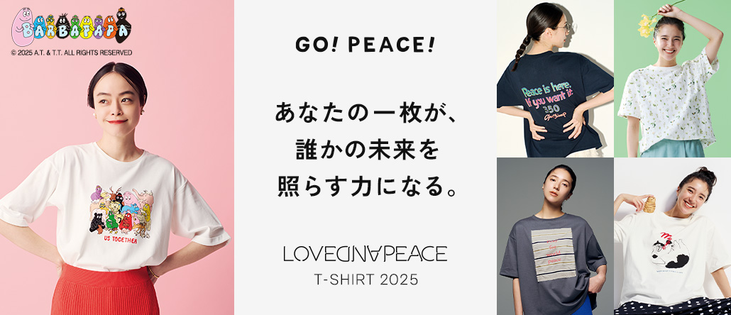 GO！ PEACE！ LOVE & PEACE T-SHIRT 2025