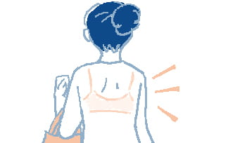 下着の透け・ひびき