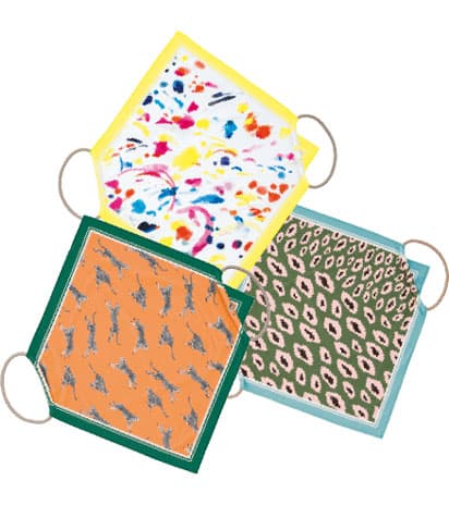 なつこさん×ラミプリュス　特殊繊維で結ばずピタッ持ち手がついてるひっつクロス