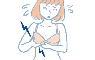 ずれる・気持ち悪い・苦しい