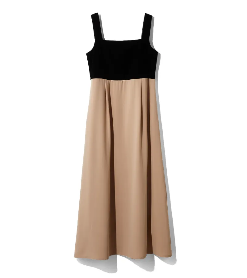 BICOLOR ONE-PIECE DRESS