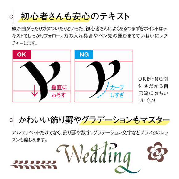 初心者さんも安心のテキスト