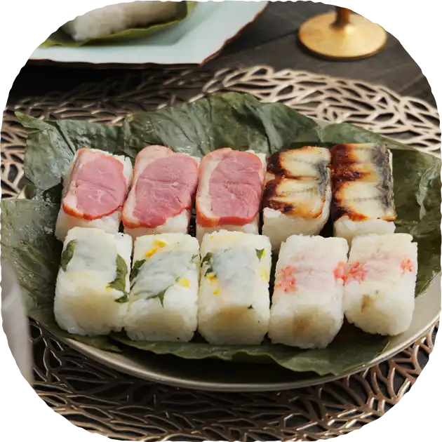 ふぐ柿の葉寿司３種セット