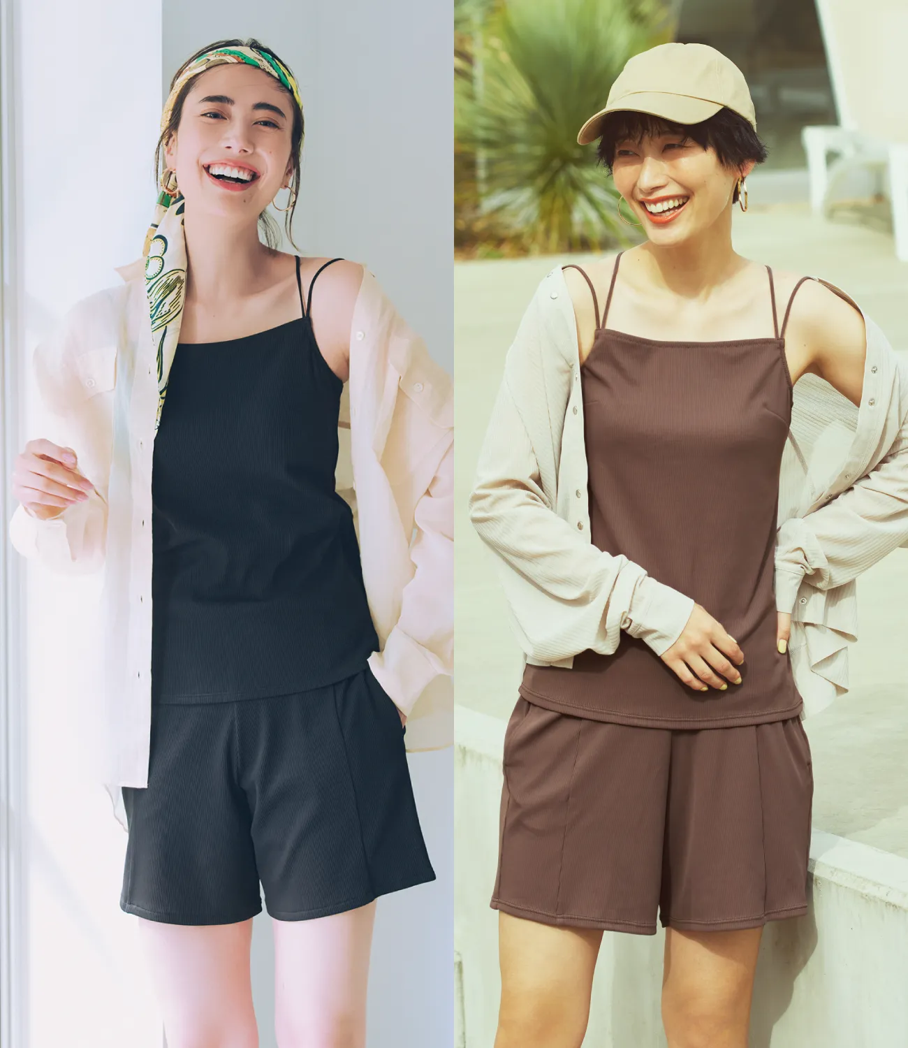 ブラウンまるで服みたいなスイムウェアセット LL福田麻琴さんコラボ⭐︎フェリシモ⭐︎ フェリシモ公式】福田麻琴さんコラボ、毎年大人気の“まるで服みたいな