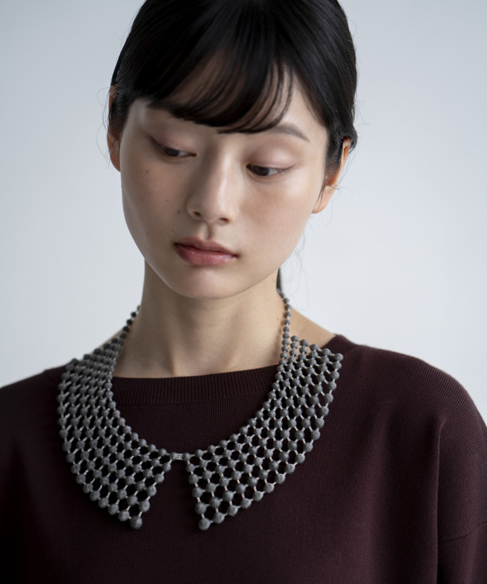 
糸の宝石 衿飾り
