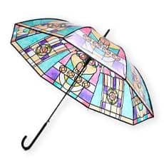 広げればあこがれの世界 大正ロマンなステンドグラスの傘