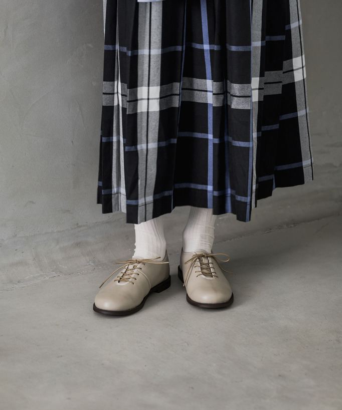 
念願のレザースニーカー、遂に完成！
