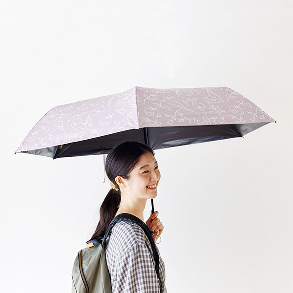 雨や日差しからも守る軽量ワイドな折りたたみ傘