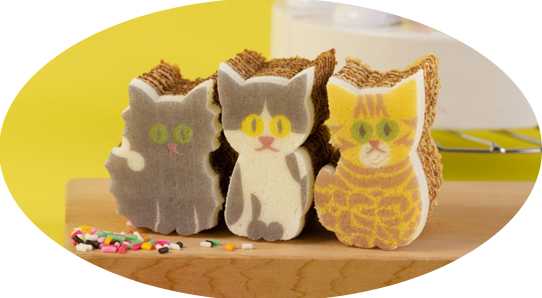 型ぬきバウム　Cat Out! confectionery　（3個入り）