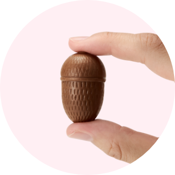 おっきなどんぐりチョコレートプレゼント！