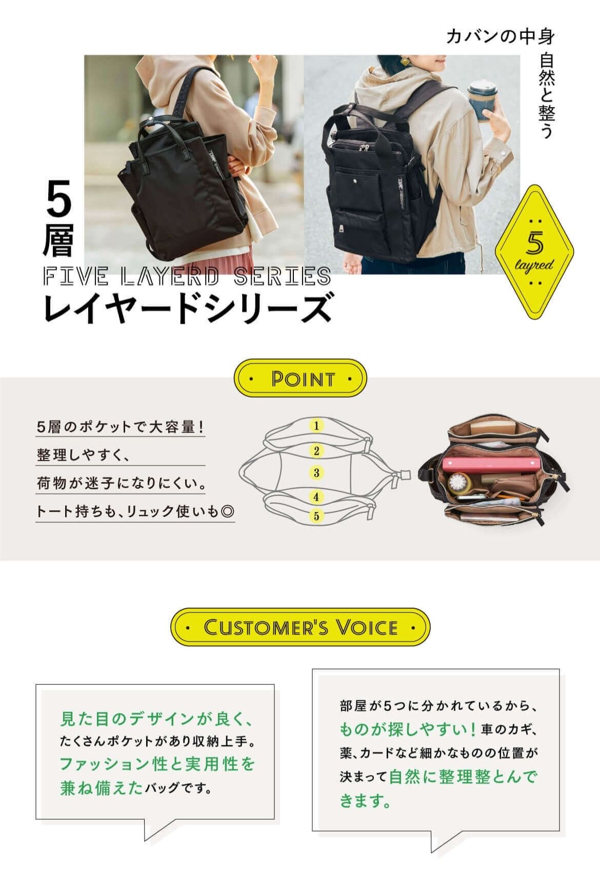 5層レイヤードシリーズ