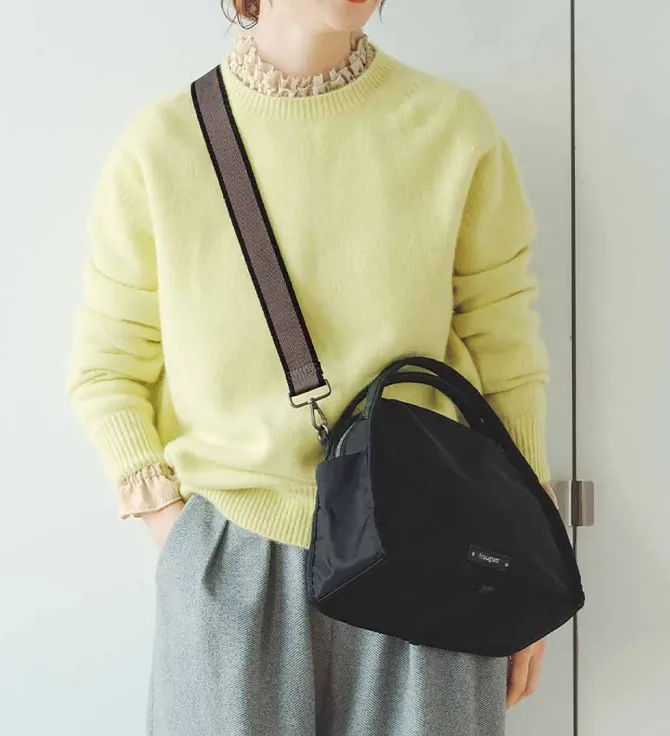 きれいめなのにたっぷり入る♪ころりんフォルム２‐ＷＡＹショルダーバッグ〈撥水（はっすい）〉の会