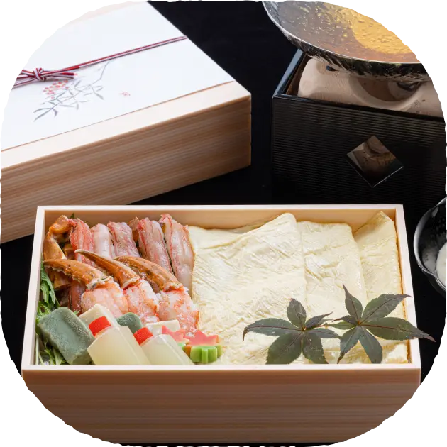 京湯葉と蟹しゃぶセット