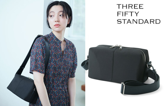 いっしょ買い：スプリットレザーを使った軽量ボディーバッグ