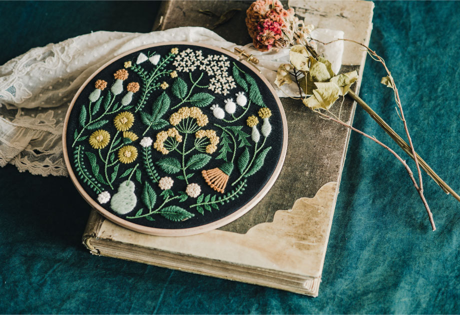 樋口愉美子さん&times;DMC社　ウールステッチキット